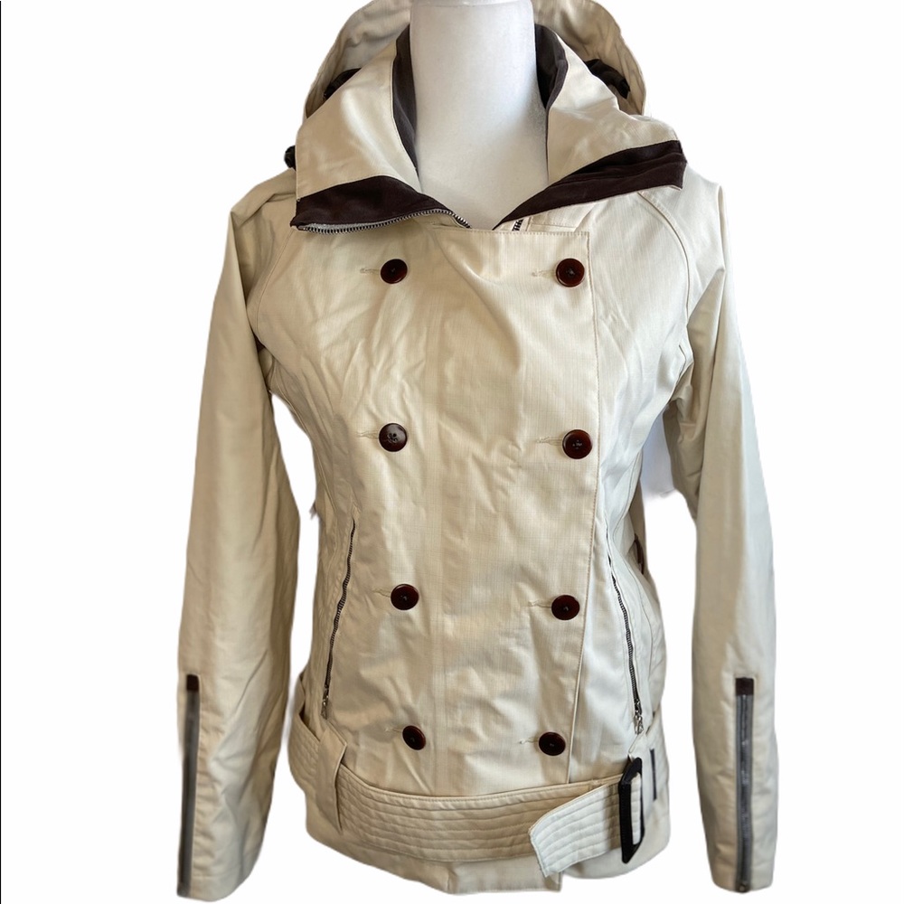 Holden Ivory Snow Winter Hoodie Jacket Size Small